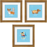 Framed Good Dogs 3 Piece Framed Art Print Set