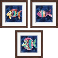 Framed Boho Reef  3 Piece Framed Art Print Set