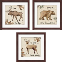 Framed Lodge Life 3 Piece Framed Art Print Set