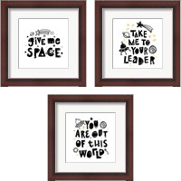 Framed Give Me Space 3 Piece Framed Art Print Set