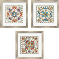 Framed Mediterranean Flair  3 Piece Framed Art Print Set