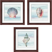 Framed 'Ocean Dream no Filigree 3 Piece Framed Art Print Set' border=