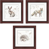 Framed Woodland Walk 3 Piece Framed Art Print Set