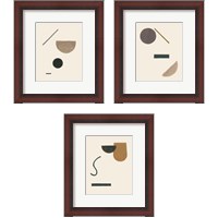 Framed Intraconnected  3 Piece Framed Art Print Set