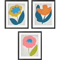 Framed 'Summer Soiree 3 Piece Framed Art Print Set' border=