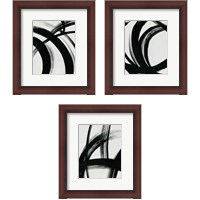 Framed 'Spontaneous  3 Piece Framed Art Print Set' border=