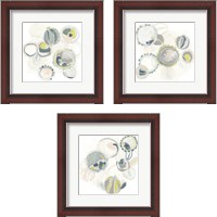 Framed Floral Scumble 3 Piece Framed Art Print Set
