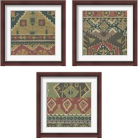 Framed 'Dakota  3 Piece Framed Art Print Set' border=