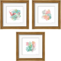 Framed 'Faridas Abstract 3 Piece Framed Art Print Set' border=