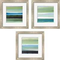 Framed Morning Pasture Square 3 Piece Framed Art Print Set