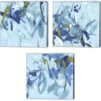 Framed 'Into the Blue 3 Piece Canvas Print Set' border=