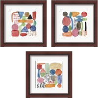 Framed 'Colour Code 3 Piece Framed Art Print Set' border=