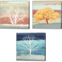 Framed Treescape 3 Piece Canvas Print Set