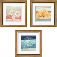 Framed Treescape 3 Piece Framed Art Print Set