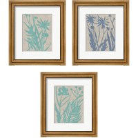 Framed 'Dusk Botanical 3 Piece Framed Art Print Set' border=