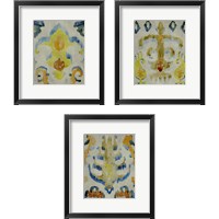 Framed Bohemian Ikat 3 Piece Framed Art Print Set