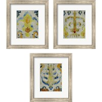 Framed Bohemian Ikat 3 Piece Framed Art Print Set