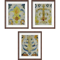Framed Bohemian Ikat 3 Piece Framed Art Print Set