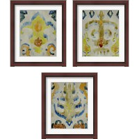 Framed Bohemian Ikat 3 Piece Framed Art Print Set