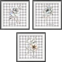 Framed Sketchbook Garden Checker 3 Piece Framed Art Print Set