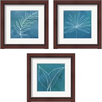 Framed 'Tropical  3 Piece Framed Art Print Set' border=