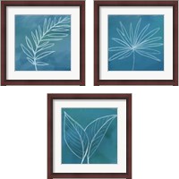 Framed 'Tropical  3 Piece Framed Art Print Set' border=