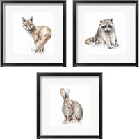 Framed Forest Friends 3 Piece Framed Art Print Set