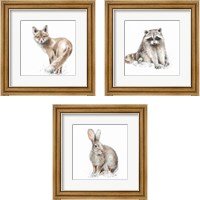 Framed Forest Friends 3 Piece Framed Art Print Set