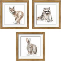 Framed Forest Friends 3 Piece Framed Art Print Set