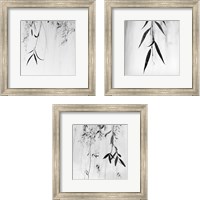 Framed 'Willow Print 3 Piece Framed Art Print Set' border=