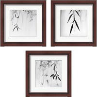 Framed 'Willow Print 3 Piece Framed Art Print Set' border=