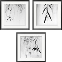 Framed 'Willow Print 3 Piece Framed Art Print Set' border=