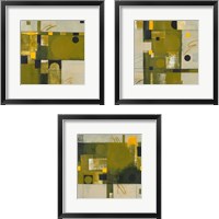 Framed 'Shady Lane 3 Piece Framed Art Print Set' border=