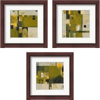 Framed 'Shady Lane 3 Piece Framed Art Print Set' border=