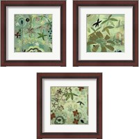 Framed Floral Fantasies 3 Piece Framed Art Print Set