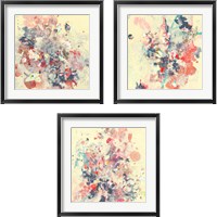 Framed 'Cream 3 Piece Framed Art Print Set' border=