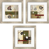 Framed Sticks and Stones 3 Piece Framed Art Print Set