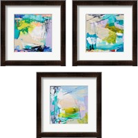 Framed 'Violet Vigor 3 Piece Framed Art Print Set' border=