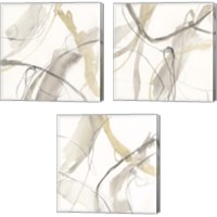 Framed 'Neutral Momentum 3 Piece Canvas Print Set' border=