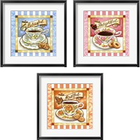 Framed 'Teacup 3 Piece Framed Art Print Set' border=