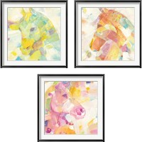 Framed Kaleidoscope Horse 3 Piece Framed Art Print Set