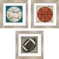 Framed Ball 3 Piece Framed Art Print Set