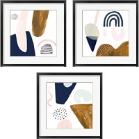 Framed 'Double Scoop 3 Piece Framed Art Print Set' border=