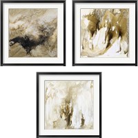Framed 'Drifting Sands 3 Piece Framed Art Print Set' border=