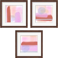 Framed 'Translucent Madras 3 Piece Framed Art Print Set' border=