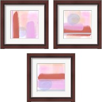 Framed Translucent Madras 3 Piece Framed Art Print Set