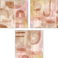 Framed 'Build Up 3 Piece Art Print Set' border=