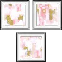 Framed 'Strawberry Season 3 Piece Framed Art Print Set' border=