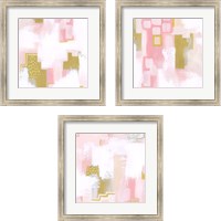 Framed 'Strawberry Season 3 Piece Framed Art Print Set' border=