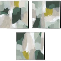 Framed 'Tundra Summer 3 Piece Canvas Print Set' border=